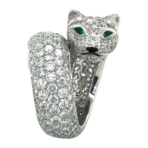 cartier panthere diamond ring.